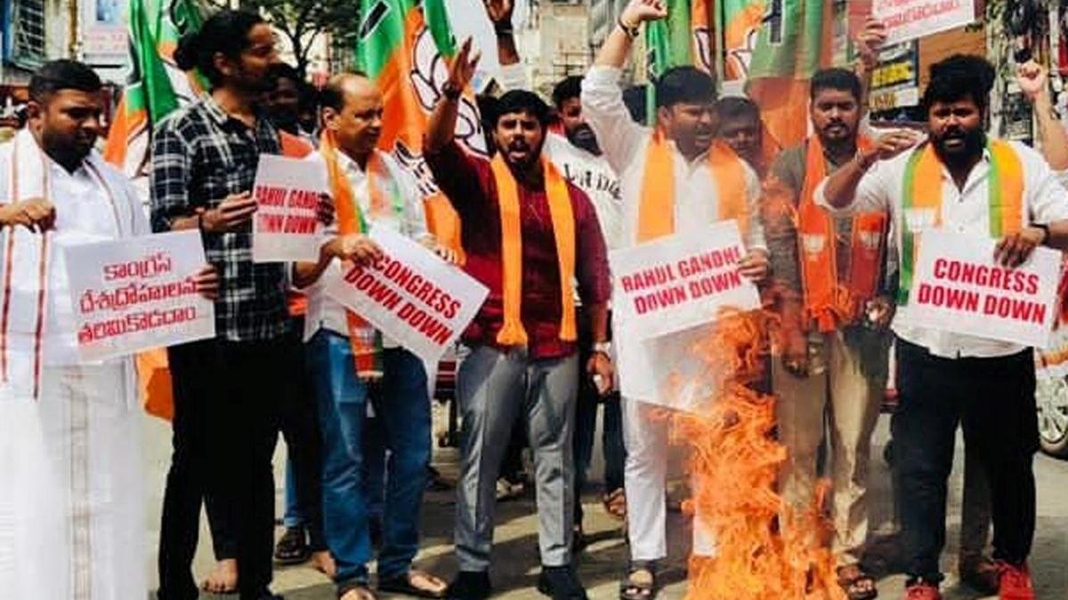 BJYM condemns Youth Congress conduct at AI Summit