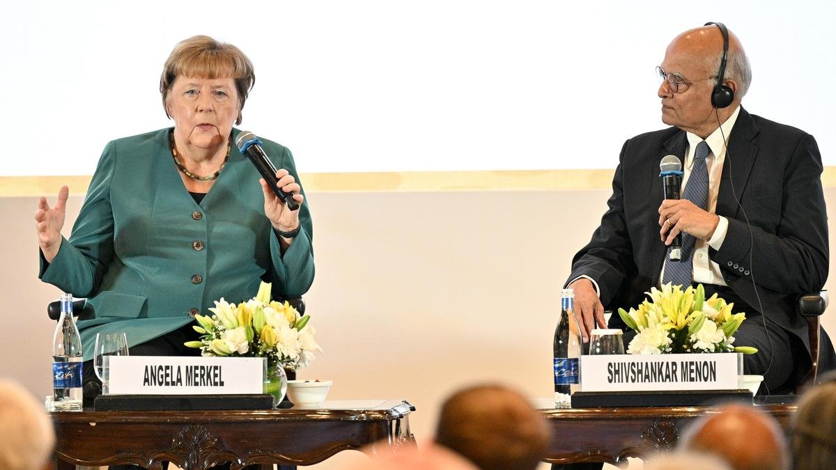 Global order in peril from lack of cooperation, says Merkel; slams China, U.S. for resisting AI regulation