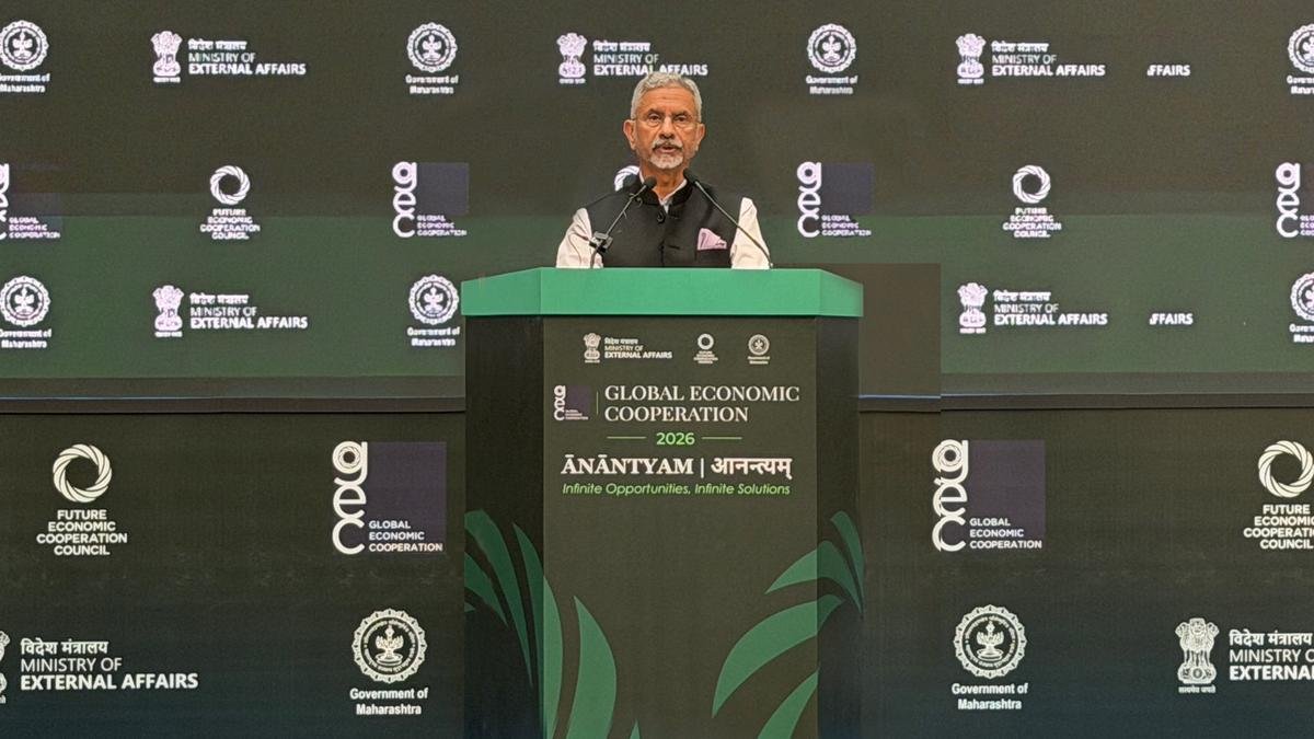 Economics will give way to politics and security in how nations make choices, Jaishankar says