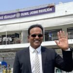 Sunil Joshi Pavilion unveiled at Hubbali stadium