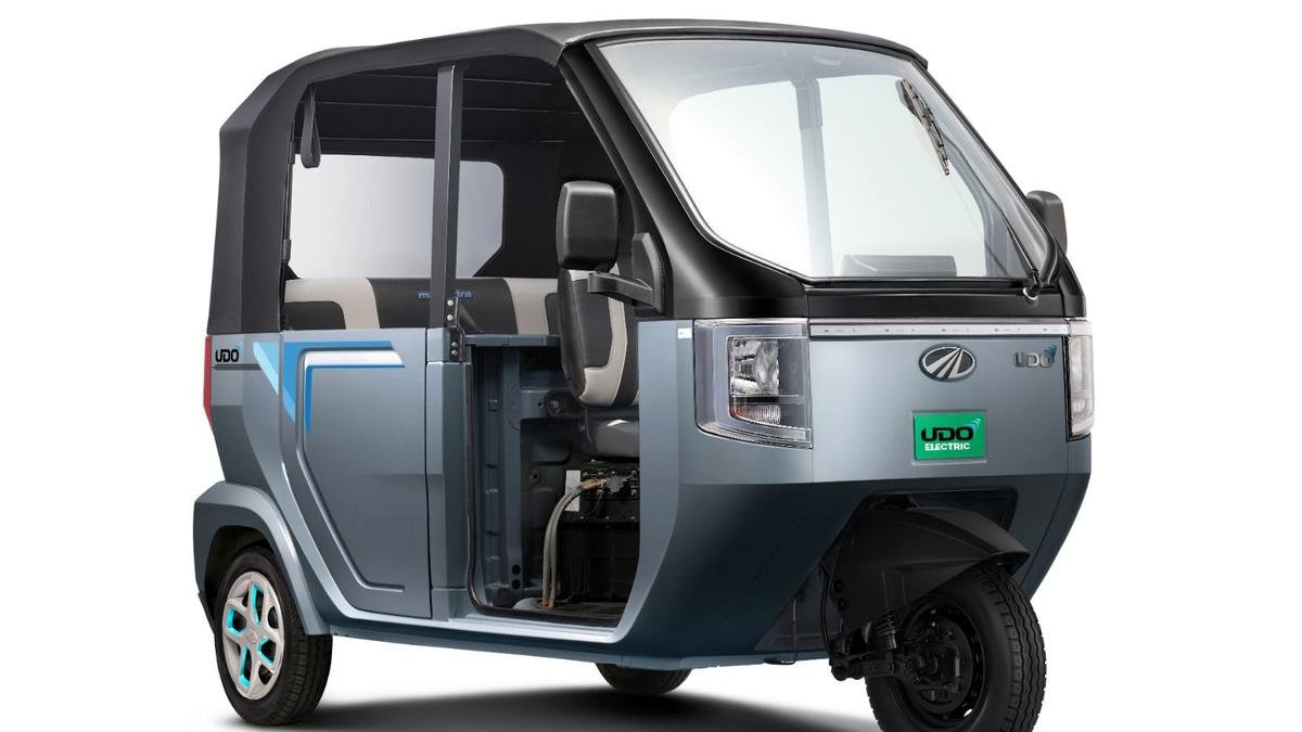 Mahindra unveils e-three-wheeler Udo at ₹3.84 lakh to boost last mile mobility